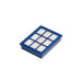 Nilfisk 147 1250 600 HEPA-Filter H13 rechteckig blau