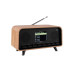 Audizio Desio-LWD Retro DAB+ Radio, Stereo, BT, holzfarben Beige