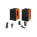 Audizio Regallautsprecher KS01-WD 80W, BT, holzfarben Braun