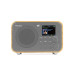 Audizio Milan-Bamboo DAB+ Radio mit BT u. FM, bambusfarben Grau
