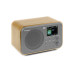 Audizio Milan-Bamboo DAB+ Radio mit BT u. FM, bambusfarben Grau