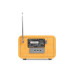 Audizio Milan-Bamboo DAB+ Radio mit BT u. FM, bambusfarben Grau