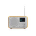 Audizio Milan-Bamboo DAB+ Radio mit BT u. FM, bambusfarben Grau