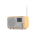 Audizio Milan-Bamboo DAB+ Radio mit BT u. FM, bambusfarben Grau