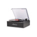Audizio Plattenspieler mit Bluetooth Reno-BK Retro, Stereo Schwarz