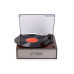 Audizio Plattenspieler mit Bluetooth Reno-WD Stereo Braun