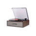 Audizio Plattenspieler mit Bluetooth Reno-WD Stereo Braun