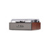 Audizio Plattenspieler mit Bluetooth Reno-WD Stereo Braun