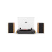 Audizio Plattenspieler RP335BB mit Lautsprecher, bambus Hellbraun