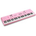 MAX Keyboard KD54P Tragbares elektronisches Musik-Keyboard Pink