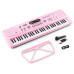 MAX Keyboard KD61P Kinderklavier Pink 61 Tasten LED-Display