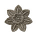 Mono-Quick Applikation Blume, Grau | Mono-Quick 1 Stück Mono-Quick Applikation Blume, Grau | Mono-Quick 1 Stück