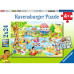 Ravensburger Puzzle Freizeit am See 2 x 24 Teile