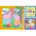 Ravensburger Puzzle Peppas Familie und Freunde 3 x 49 Teile