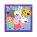 Ravensburger Puzzle Peppas Familie und Freunde 3 x 49 Teile