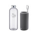 Westmark Trinkflasche Viva aus Glas 1000 ml, Anthrazit Westmark Trinkflasche Viva aus Glas 1000 ml, Anthrazit