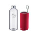 Westmark Trinkflasche Viva aus Glas 1000 ml, Rot Westmark Trinkflasche Viva aus Glas 1000 ml, Rot