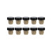 Westmark Korken Set N-Kork für 0.7-1 lt. Flaschen 10 Stück, Schwarz