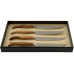 Wok Steakmesser Hellbraun