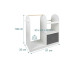 relaxdays Kindergarderobe mit Stoffbox relaxdays Kindergarderobe mit Stoffbox
