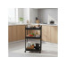 relaxdays Rollwagen Mesh mit 3 Ebenen 78 x 43 x 30 cm