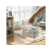 relaxdays Aufklappbare Medizinbox aus Kunststoff Weiss