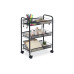 relaxdays Rollwagen Mesh mit 3 Ebenen 63 x 44,5 x 26 cm