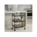 relaxdays Rollwagen Mesh mit 3 Ebenen 63 x 44,5 x 26 cm