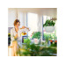 relaxdays Blumenampel mit Wasserspeicher 2er Set 18.5 x 11.5 cm
