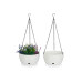 relaxdays Blumenampel XL 2er Set 28.5 x 15.5 cm