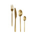Kare Besteck-Set Gloria, 16-teilig, Gold Matt
