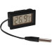 Velleman Einbauthermometer PMTEMP2 Digital, mit Kabelsensor, Grau Velleman Einbauthermometer PMTEMP2 Digital, mit Kabelsensor, Grau