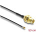 Delock Antennenkabel I-PEX/RP-SMA/MHF 4L zu MHF 4L, 0.5 m