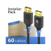 PureLink FlexInstall Kabel FI-DP100-005-PCK DisplayPort - DisplayPort, 0.5 m PureLink FlexInstall Kabel FI-DP100-005-PCK DisplayPort - DisplayPort, 0.5 m