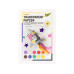 Folia Transparentpapierheft 10 Blatt farbig sortiert, 20 x 30 cm