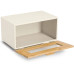 Zeller Present Brotkasten m. Klappe, Metall/Bambus Braun/Beige Zeller Present Brotkasten m. Klappe, Metall/Bambus Braun/Beige