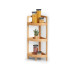 Zeller Present Eckregal Bamboo 3 Tablaren Braun Zeller Present Eckregal Bamboo 3 Tablaren Braun