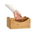Zeller Present Aufbewahrungsbox Bamboo mit Griff Braun