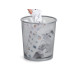 Zeller Present Papierkorb Mesh 12 l, Silber Zeller Present Papierkorb Mesh 12 l, Silber