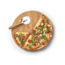Zeller Present Pizza-Set Bamboo 2-teilig 32 cm  x 32 cm