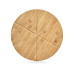 Zeller Present Pizza-Set Bamboo 2-teilig 32 cm  x 32 cm