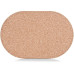 Zeller Present Tischset Kork oval 4 Stück 29 cm x 44 cm, Braun