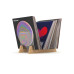 Glorious Record Stand 75 Holz Acrylglas Natur