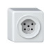 Hager Steckdose ORIGIN AP-Steckdose 1xT15 (10A/400 V) ws