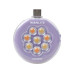 Nanlite Cookie Light Lavendel Bicolor Dimmbar