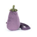 Jellycat Amuseables Aubergine Bum Bag verstellbarer Riemen