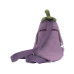 Jellycat Amuseables Aubergine Bum Bag verstellbarer Riemen