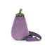 Jellycat Amuseables Aubergine Bum Bag verstellbarer Riemen
