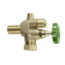 Laufen SIDUO Doppelventil Messing blank o. Klemmverschr