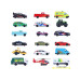 Majorette Street Cars, 18-sort. Metall, 1:64, sortiert